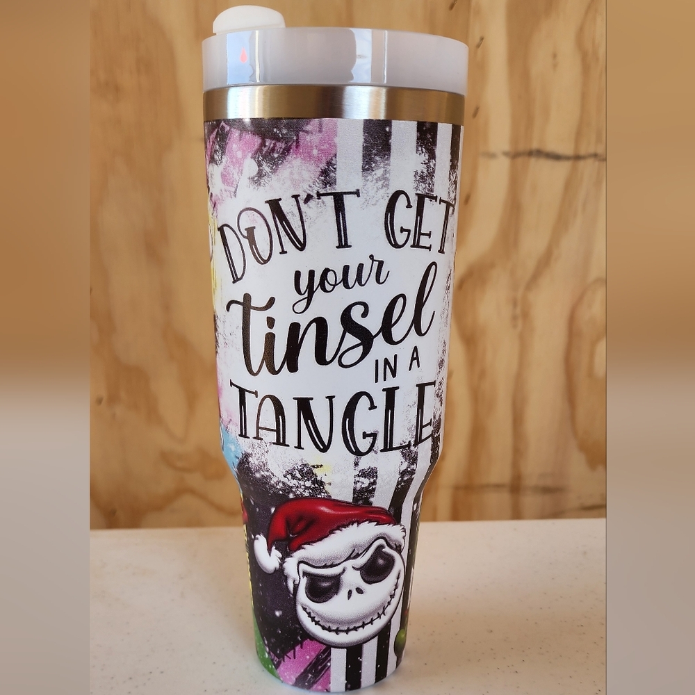 40oz Jack Skeleton Christmas tumbler